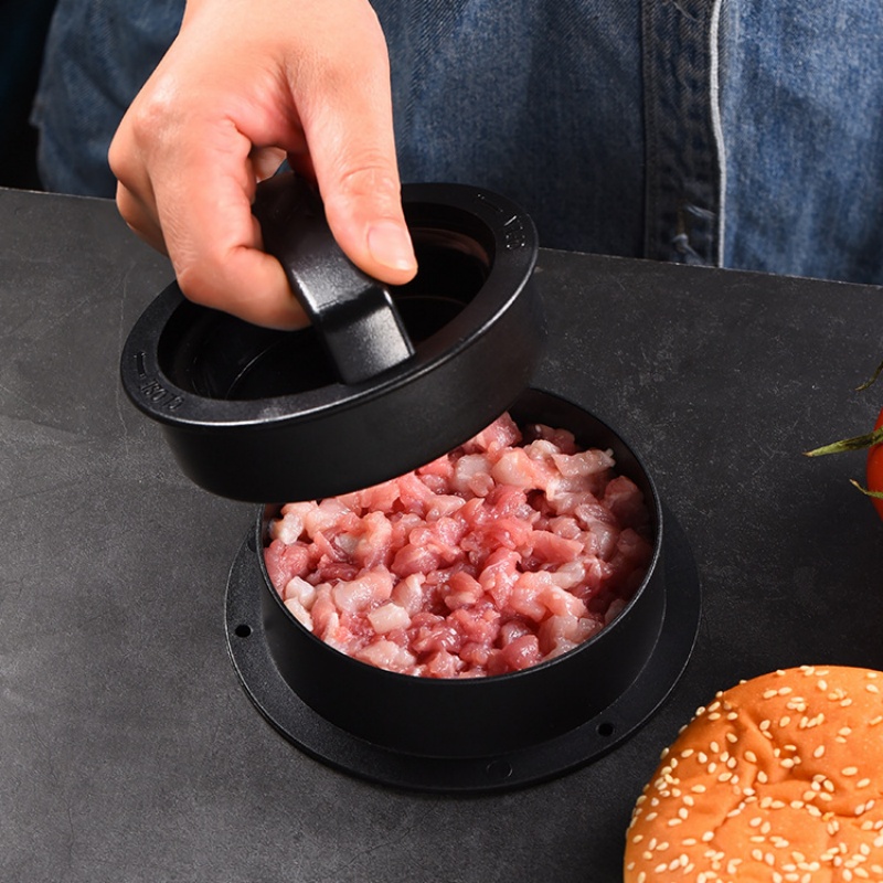 Kitchen Helper Gadgets - 丸型ハンバーガープレス バーガープレス 牛肉グリル 食品グレード ハンバーガーヘルパー ミートプレス