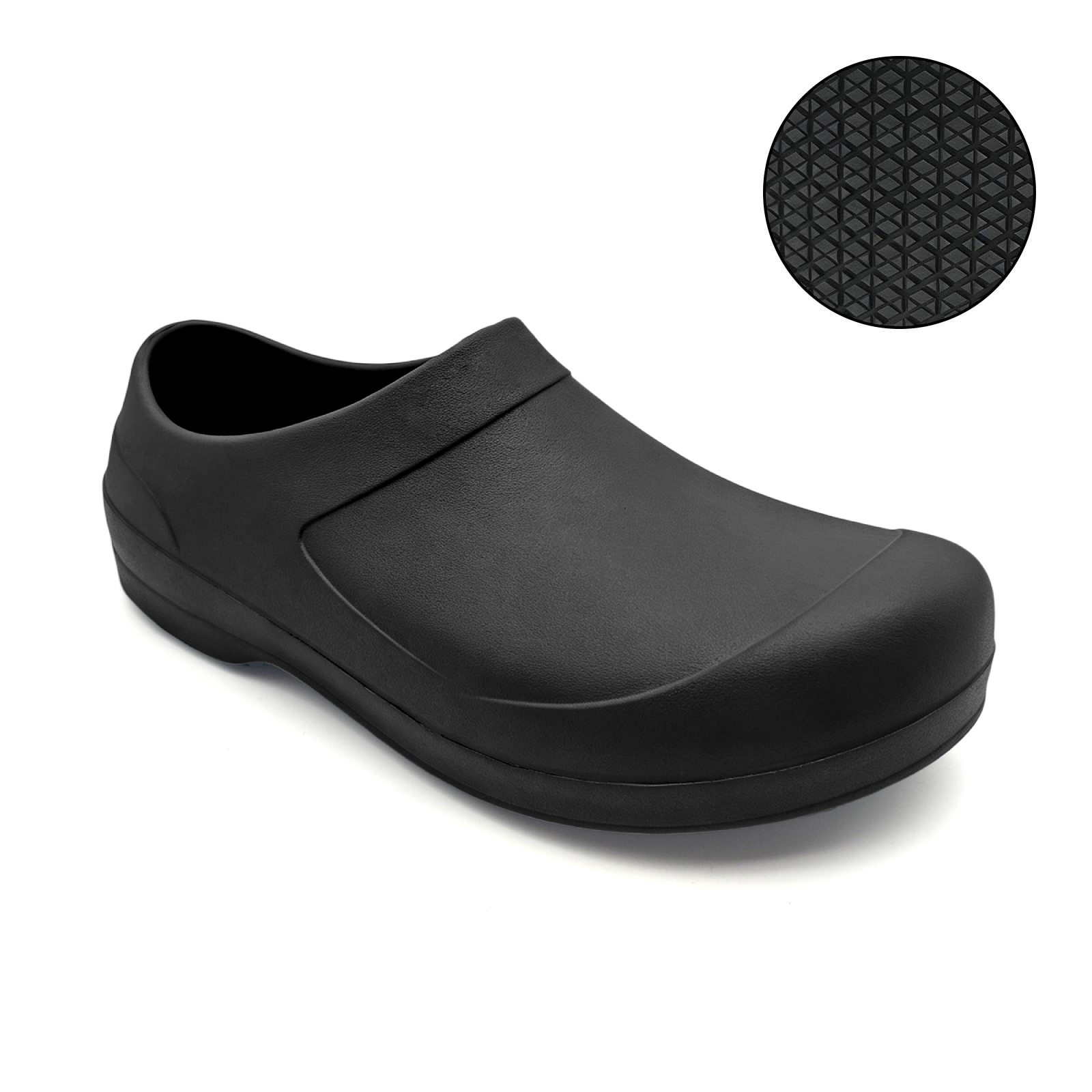 Kitchen Gadgets For Men - 男女兼用シェフ用クロッグ、キッチン、介護、ガーデニング、作業用シューズ。ヒール高4cm、防水・耐油性EVA素材、滑り止め加工のゴム製ソール。