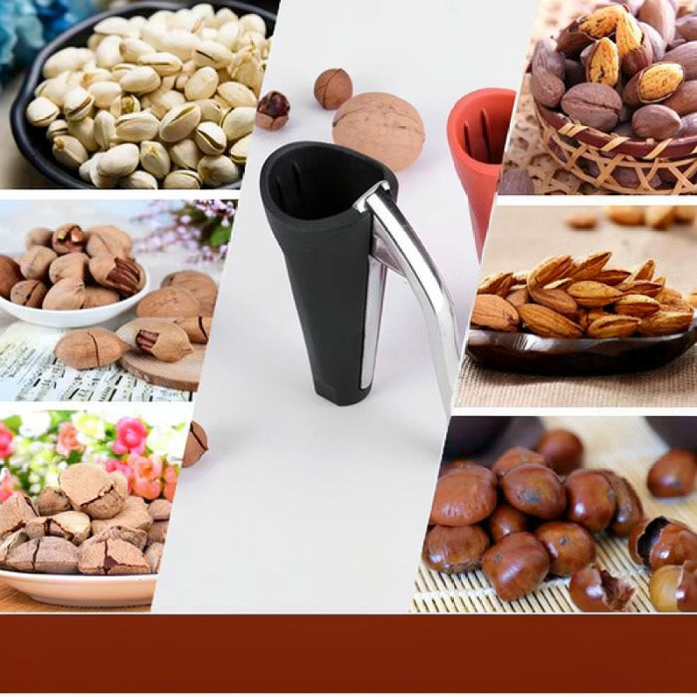 Kitchen Helper Gadgets - コンパクトなナッツクラッカー、プラスチック製のクルミ殻割り器、栗の殻むき器、人間工学に基づいたデザインのピーカンナッツ用プライヤー、キッチンの便利グッズ、家庭用キッチン用品。