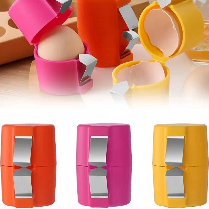 Egg Separator Tool - 1PC クリエイティブ卵分離ツールプラスチックノンスティックハンドエッグブレーカー多機能便利なベーキング調理補助キッチンガジェット