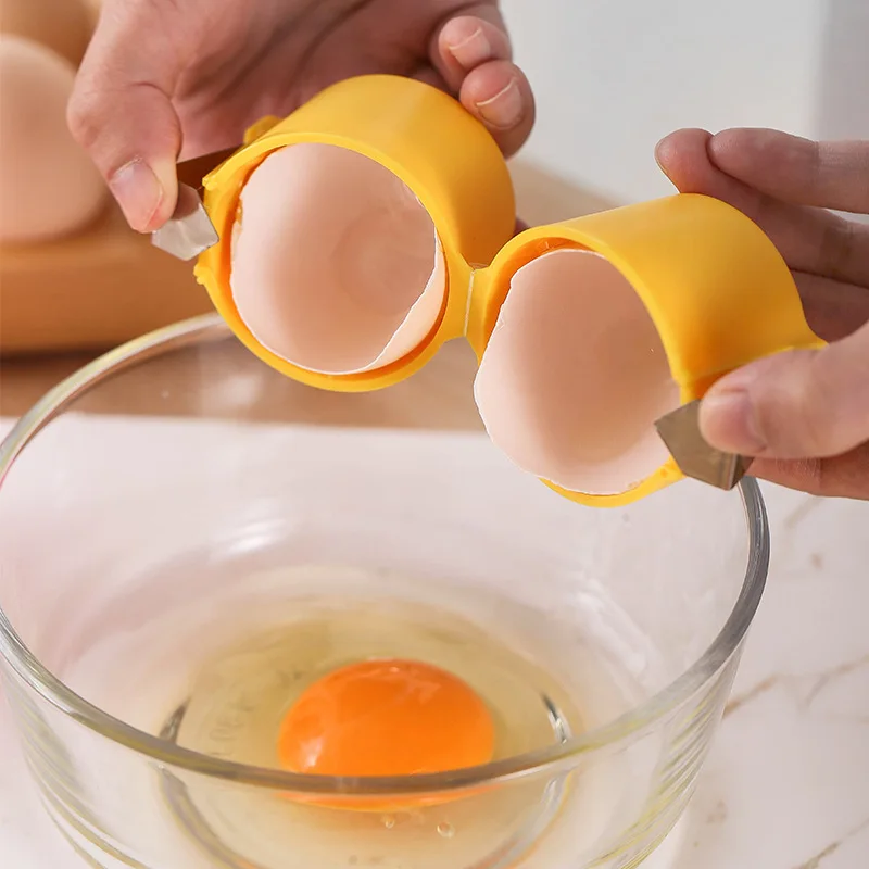 卵の殻オープナー卵ビーター卵の殻セパレーター家庭用キッチンベ - Egg Separator Tool のレビューと価格