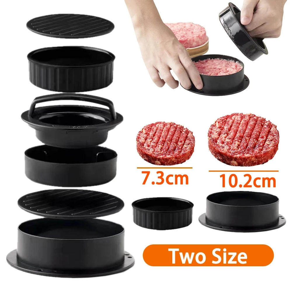 ラウンドハンバーガーバーガープレスビーフグリル食品グレード  - Kitchen Helper Gadgets のレビューと価格