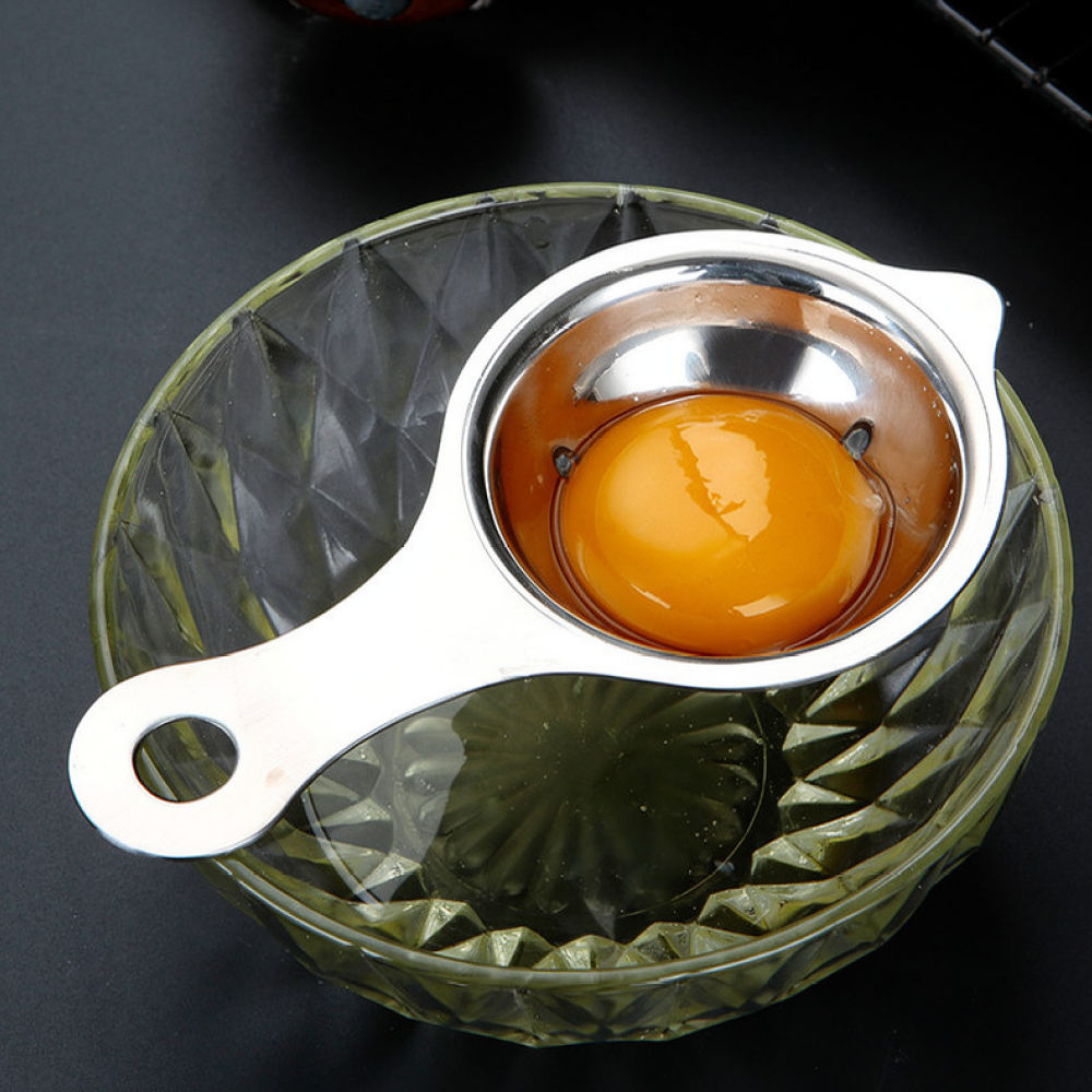 ステンレス製 卵黄分離器、キッチン用、お菓子作りに便利、耐久 - Kitchen Helper Gadgets のレビューと価格