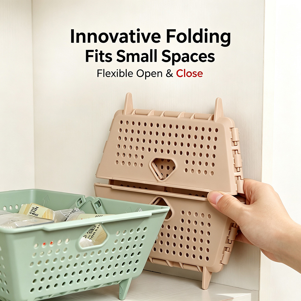 折りたたみ式の野菜・果物用水切りバスケット。食品グレードのP - Kitchen Gadgets Organizer のレビューと価格
